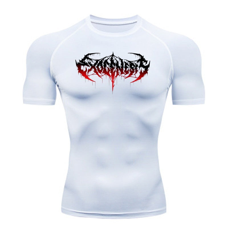 Men's T-shirt Short-sleeve Quick-dry Printed Sports Short-sleeve