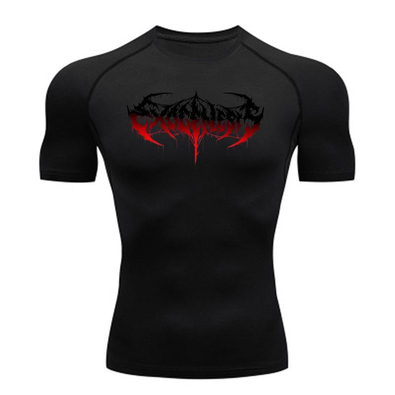 Men's T-shirt Short-sleeve Quick-dry Printed Sports Short-sleeve