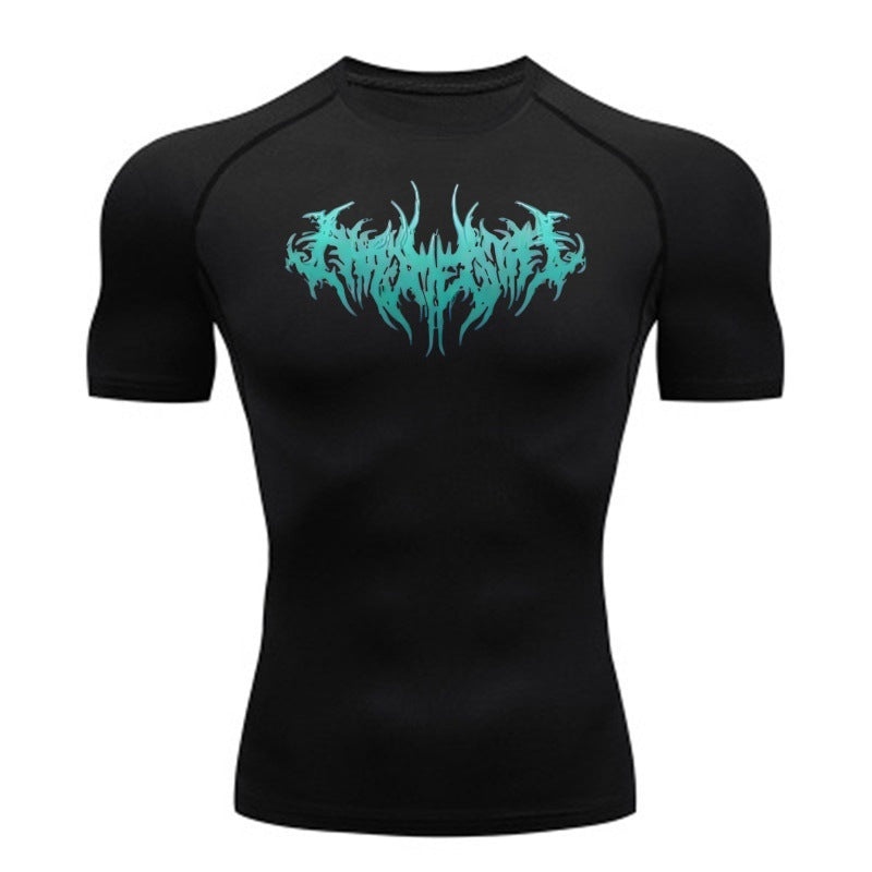 Men's T-shirt Short-sleeve Quick-dry Printed Sports Short-sleeve