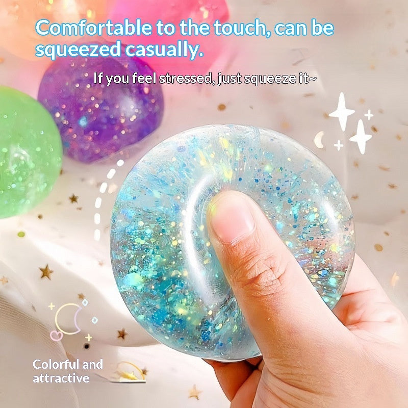 Golden Powder Maltose Ball Stress-Relief Toy